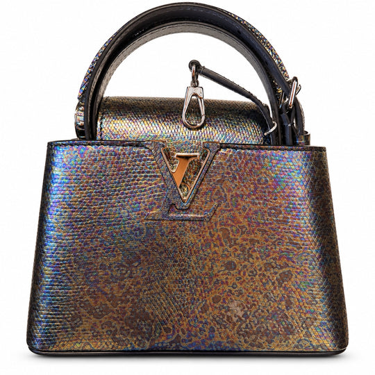 Louis Vuitton Capucines Mini Metallic Multicolor Lizard