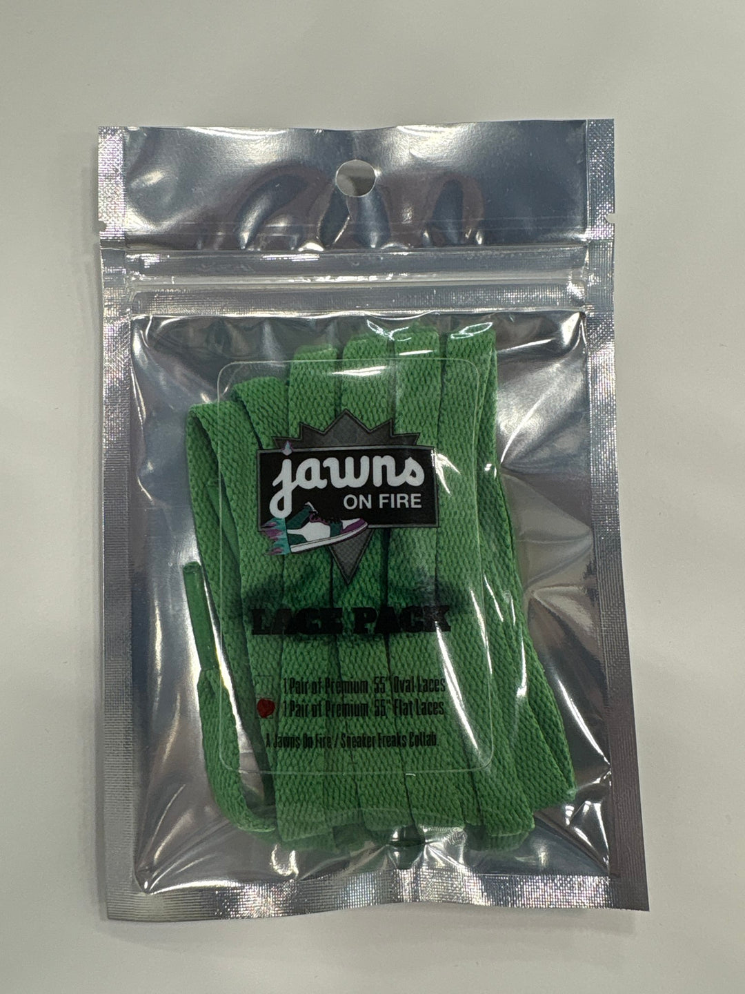 Sneaker Freak Flat Laces - Shamrock