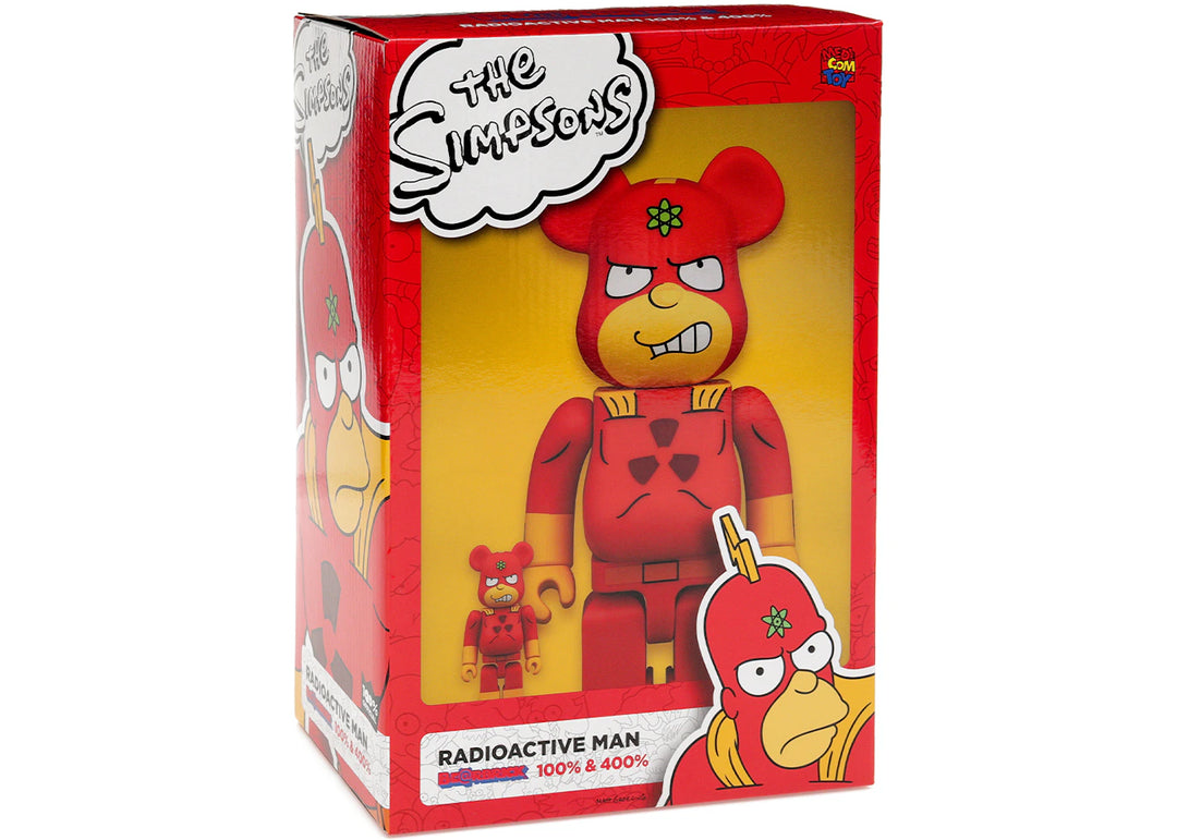 Bearbrick The Simpsons Radioactive Man 100% &amp; 400% Set