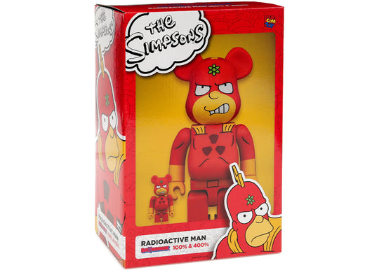 Bearbrick The Simpsons Radioactive Man 100% &amp; 400% Set