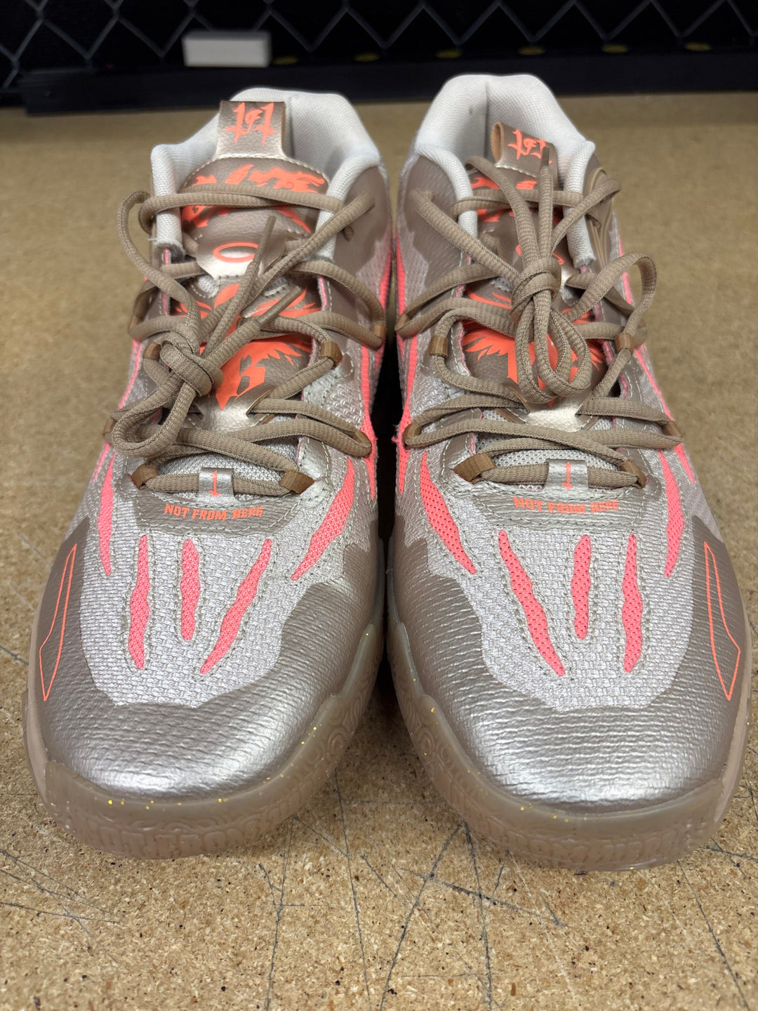 Puma LaMelo Ball Brown &amp; Orange Men 12 Used - No Box