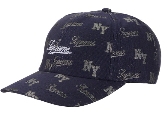 Supreme Monogram 6-Panel Navy