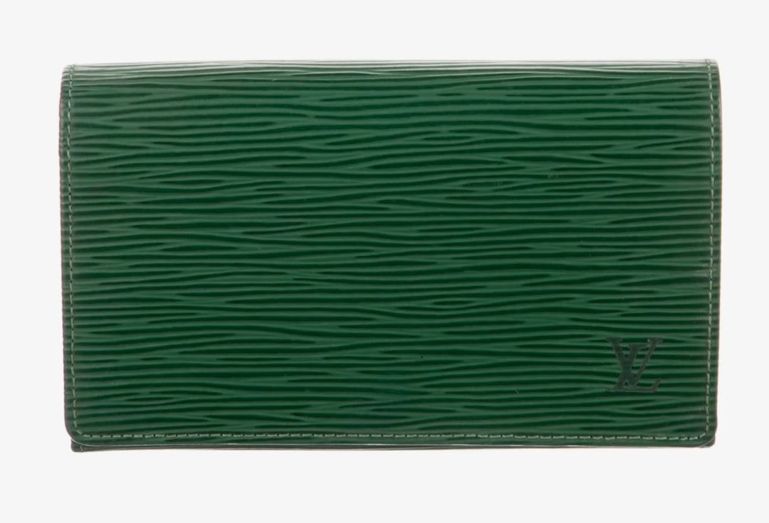 Louis Vuitton Epi Leather Wallet Green
