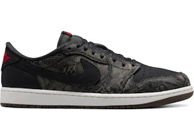 Jordan 1 Retro Low OG Laser Black University Red