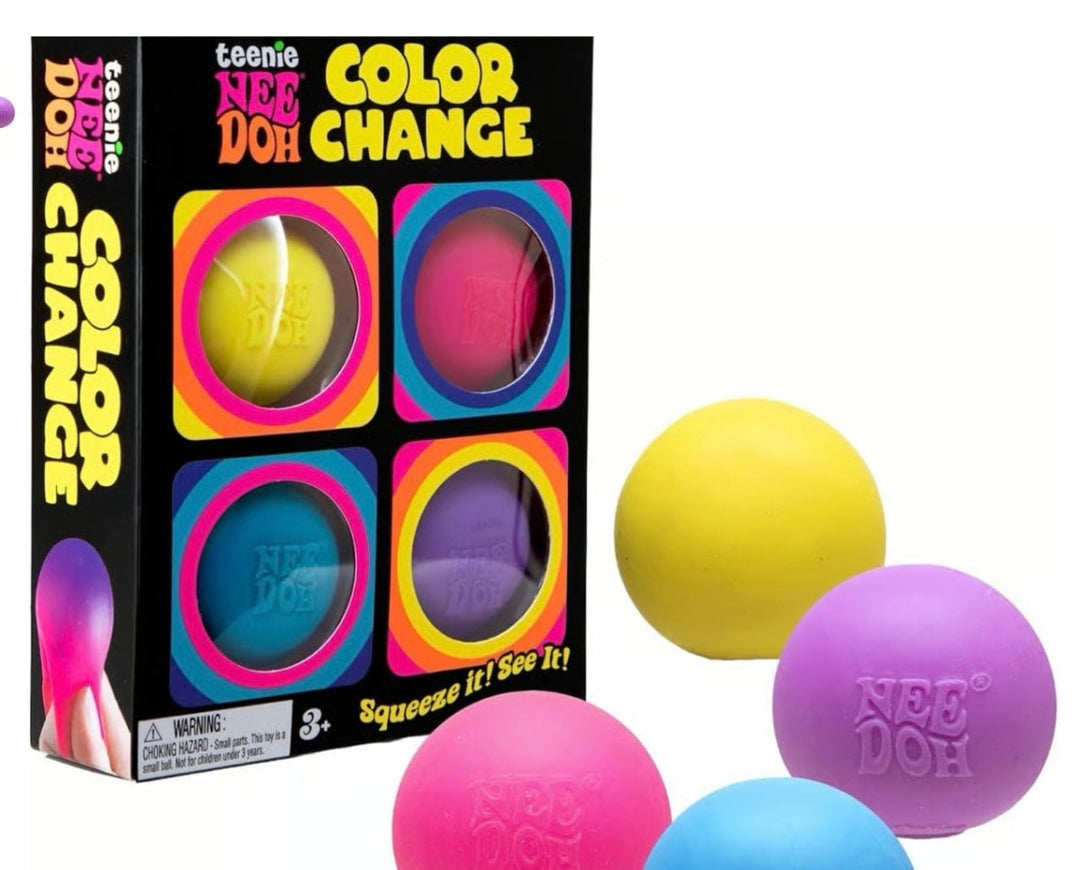 Z NeeDoh Color Change Ball 4 Pack - Sensory Toys - Jawns on Fire Sneakers & Shoes