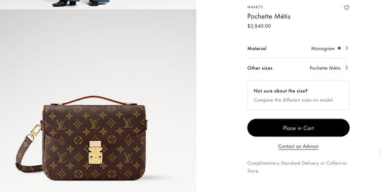 Louis Vuitton Pochette Métis Monogram Satchel - Gently Loved M44875