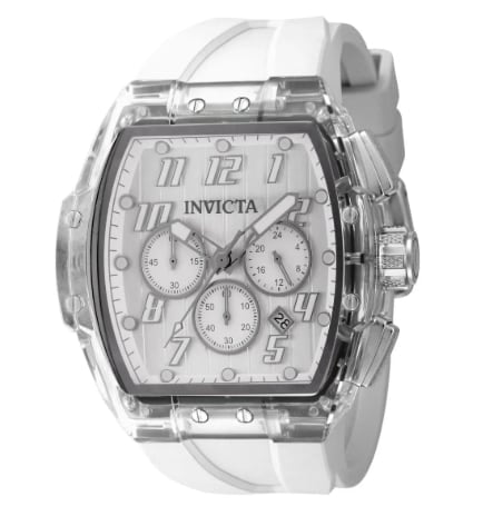 Invicta S1 Rally Kinesia Anatomic Men's Watch - 47mm, White 45481