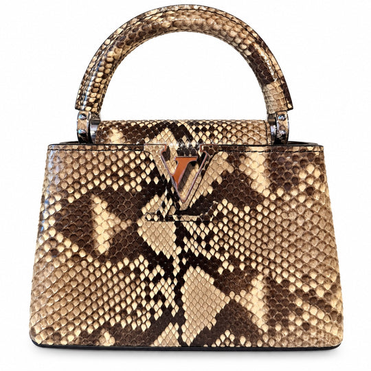 Louis Vuitton Capucines Mini Natural Python