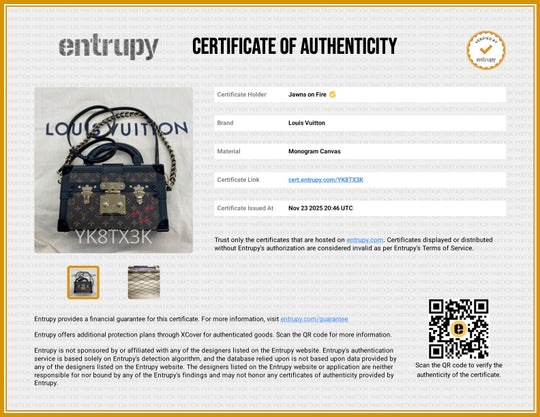 Louis Vuitton Petite Malle Capitale Monogram