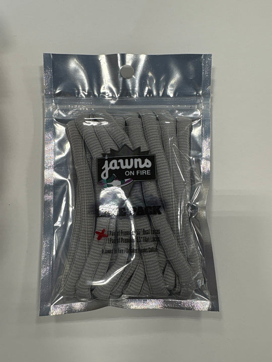 Sneaker Freak Round Laces - Silver