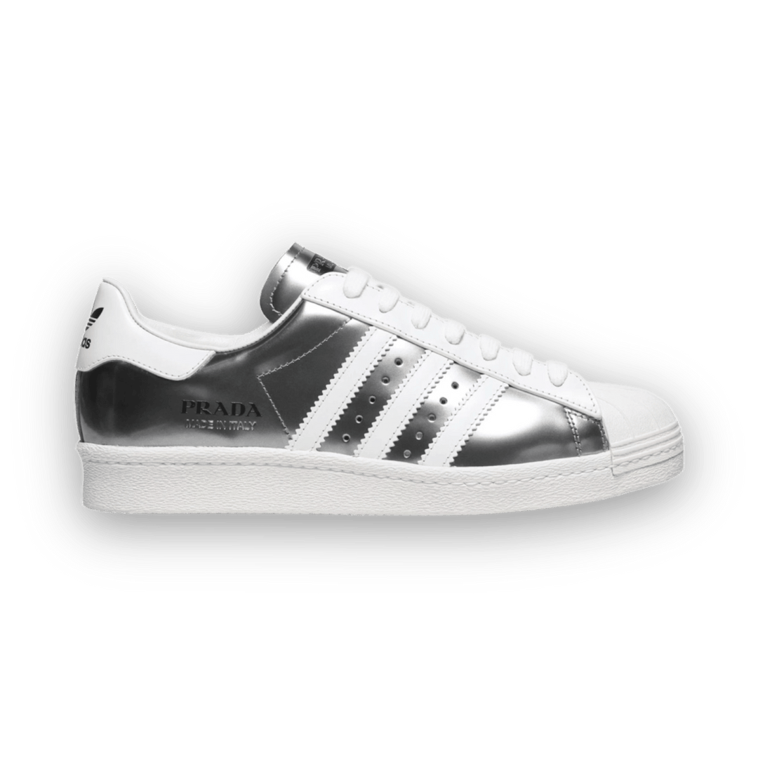 Adidas superstar silver metallic/white online
