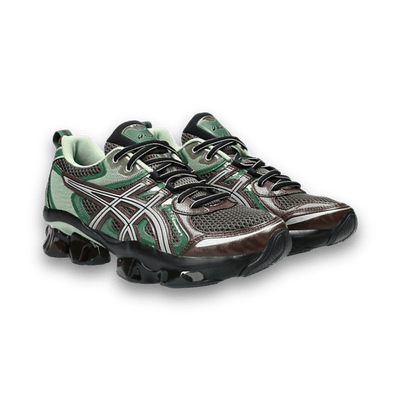 Asics Quantum Kinetic - Brown & Shamrock Green - Low Sneaker - Jawns on Fire Sneakers & Streetwear