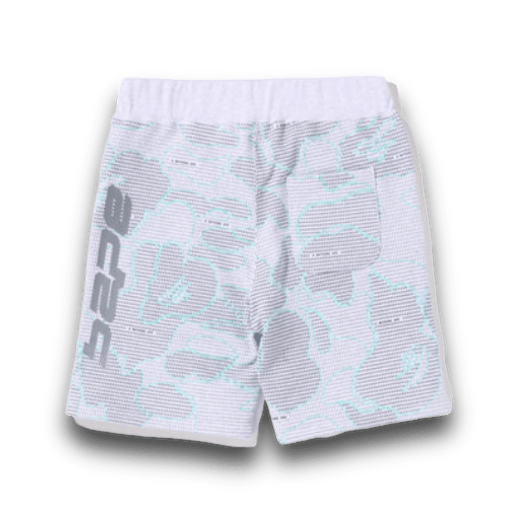 Bape shorts grey camo hot sale