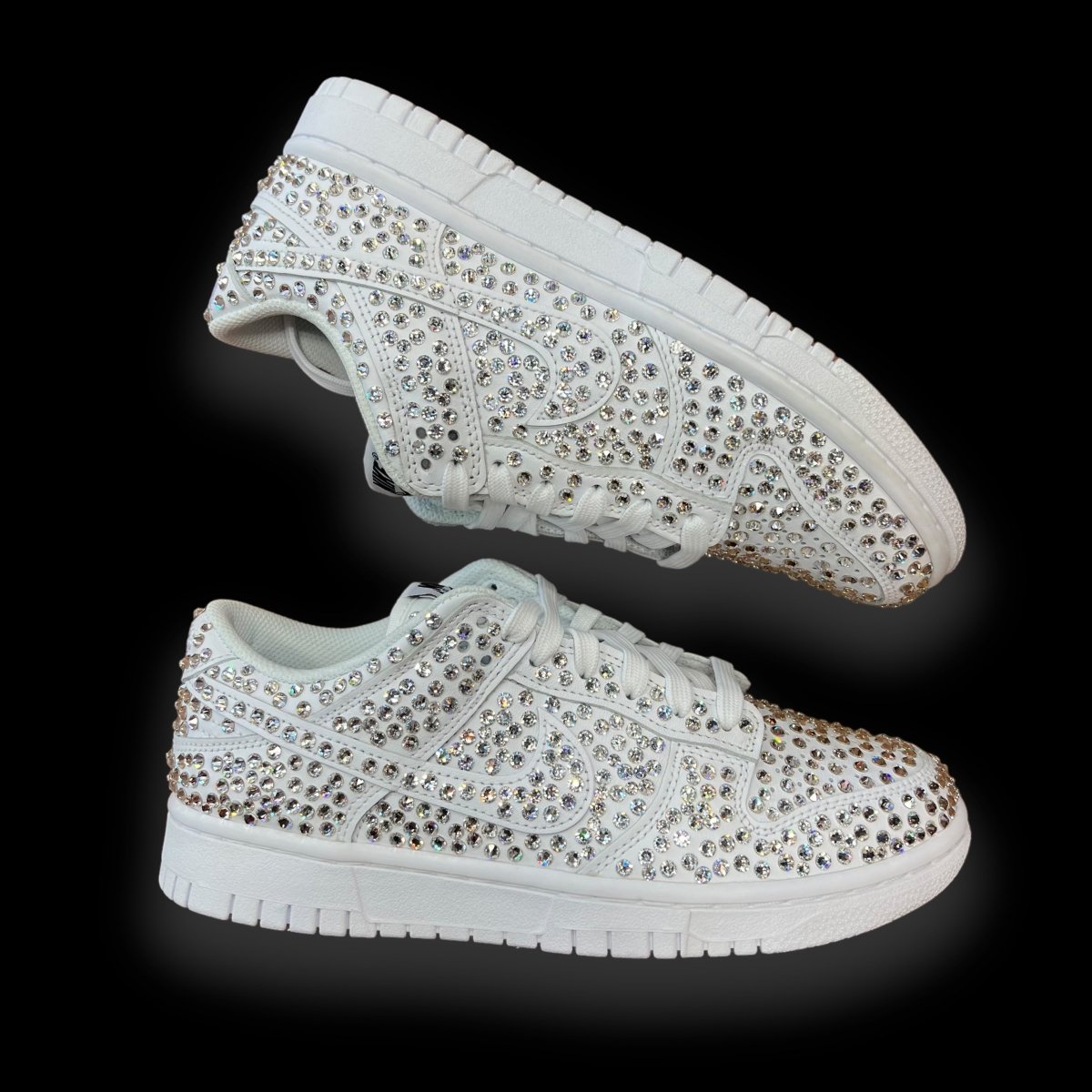 Dunk Low Blingy Jawns Swarovski Crystals - Low Sneaker - Jawns on Fire Sneakers & Streetwear