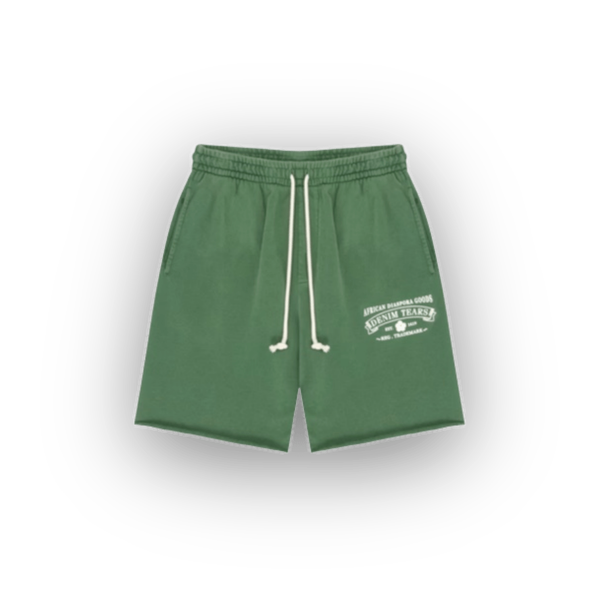 Denim Tears ADG Washed Green Sweat Shorts - Clothing - Jawns on Fire Sneakers & Streetwear