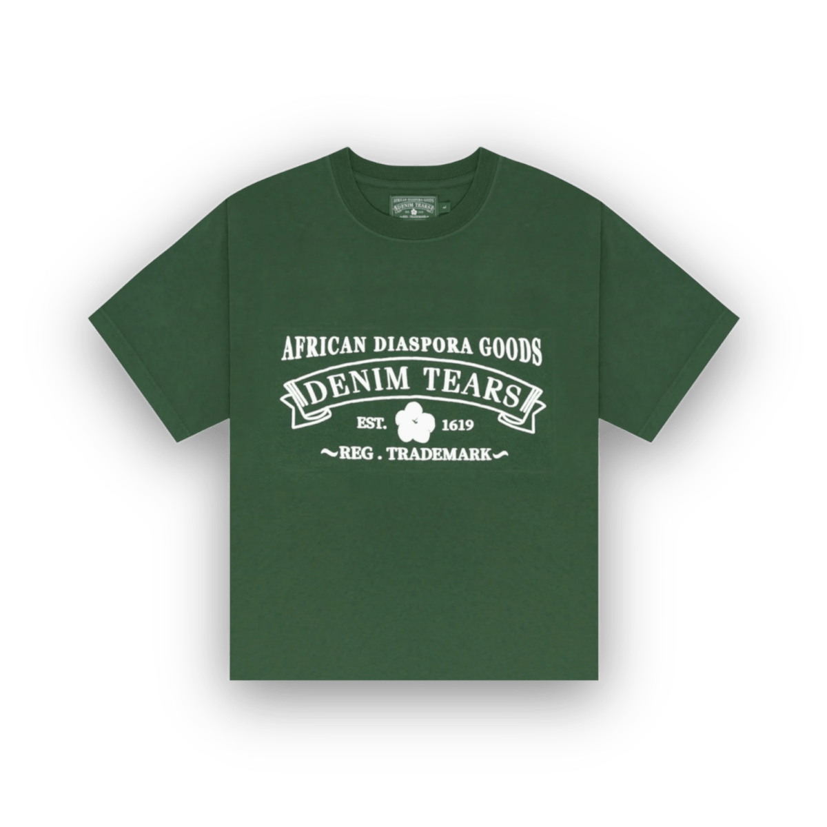 Denim Tears ADG Washed Green Tee Shirt - Clothing - Jawns on Fire Sneakers & Streetwear