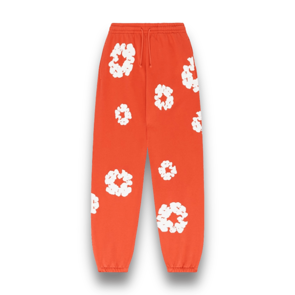 Denim Tears Cotton Wreath Sweatpants Orange - Clothing - Jawns on Fire Sneakers & Streetwear
