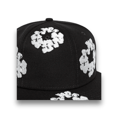 Denim Tears New Era Cotton Wreath Hat 59/50 - Black - Headwear - Jawns on Fire Sneakers & Streetwear
