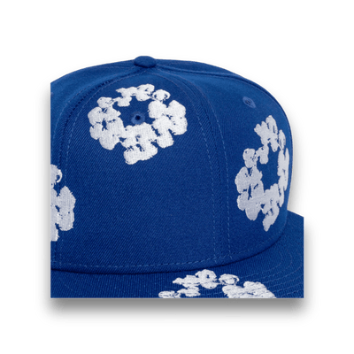 Denim Tears New Era Cotton Wreath Hat 59/50 - Royal Blue - Headwear - Jawns on Fire Sneakers & Streetwear