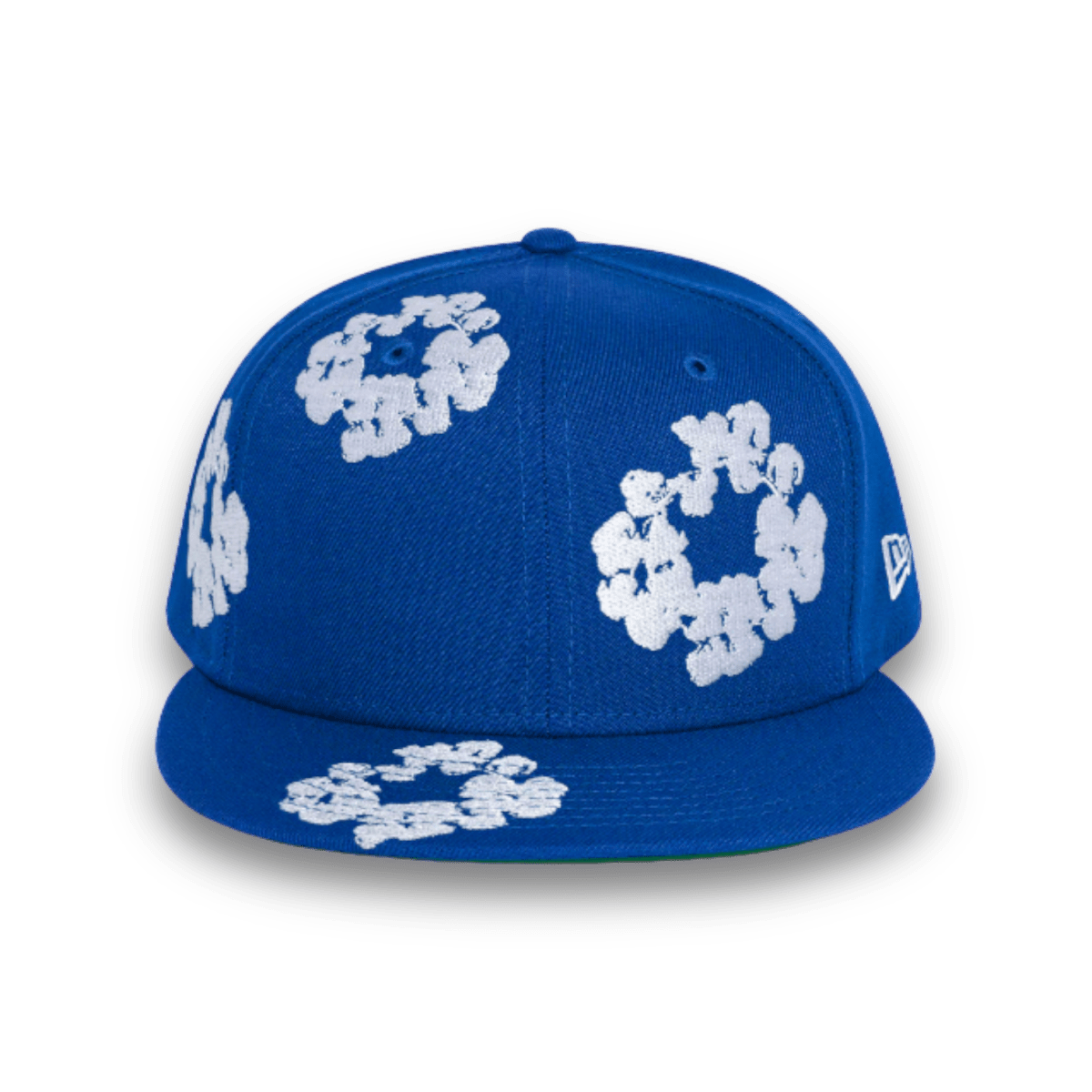 Denim Tears New Era Cotton Wreath Hat 59/50 - Royal Blue - Headwear - Jawns on Fire Sneakers & Streetwear