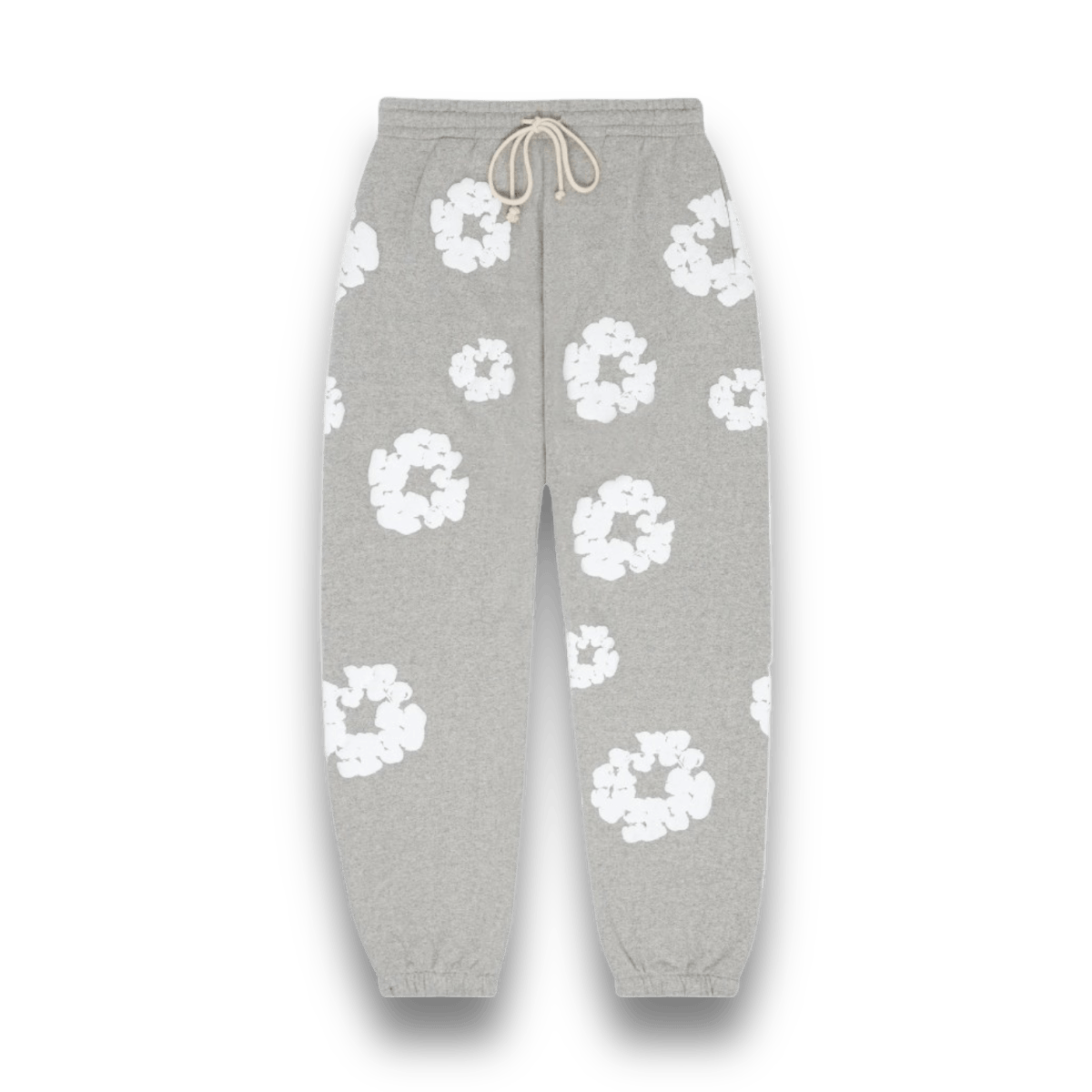 Denim Tears the Cotton Wreath Grey Sweatpants - Clothing - Jawns on Fire Sneakers & Streetwear