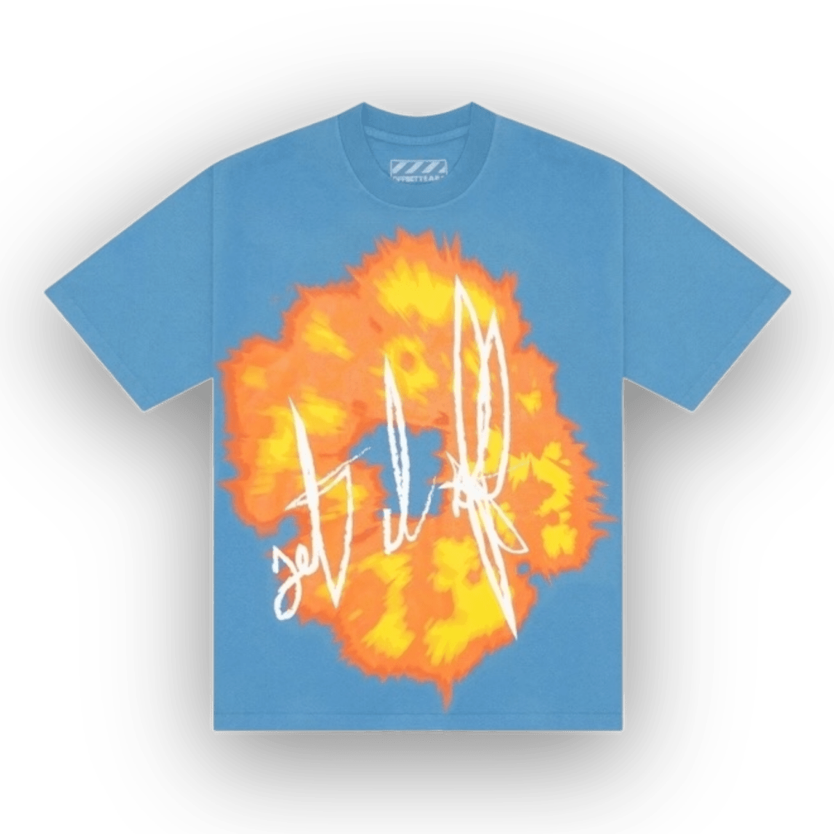 Denim Tears x Offset Set It Off #2 T-Shirt 'Blue' - Clothing - Jawns on Fire Sneakers & Streetwear