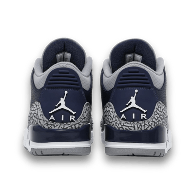 Laces for Lions Air Jordan 3 Retro Navy & Silver - sneaker - Mid Sneaker - Jordan - Jawns on Fire