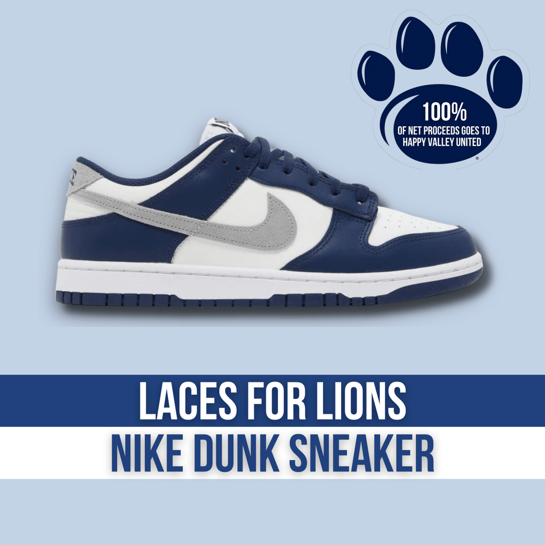 Laces for Lions Dunk Low 'Midnight Navy Smoke Grey' - Low Sneaker - Jawns on Fire Sneakers & Shoes