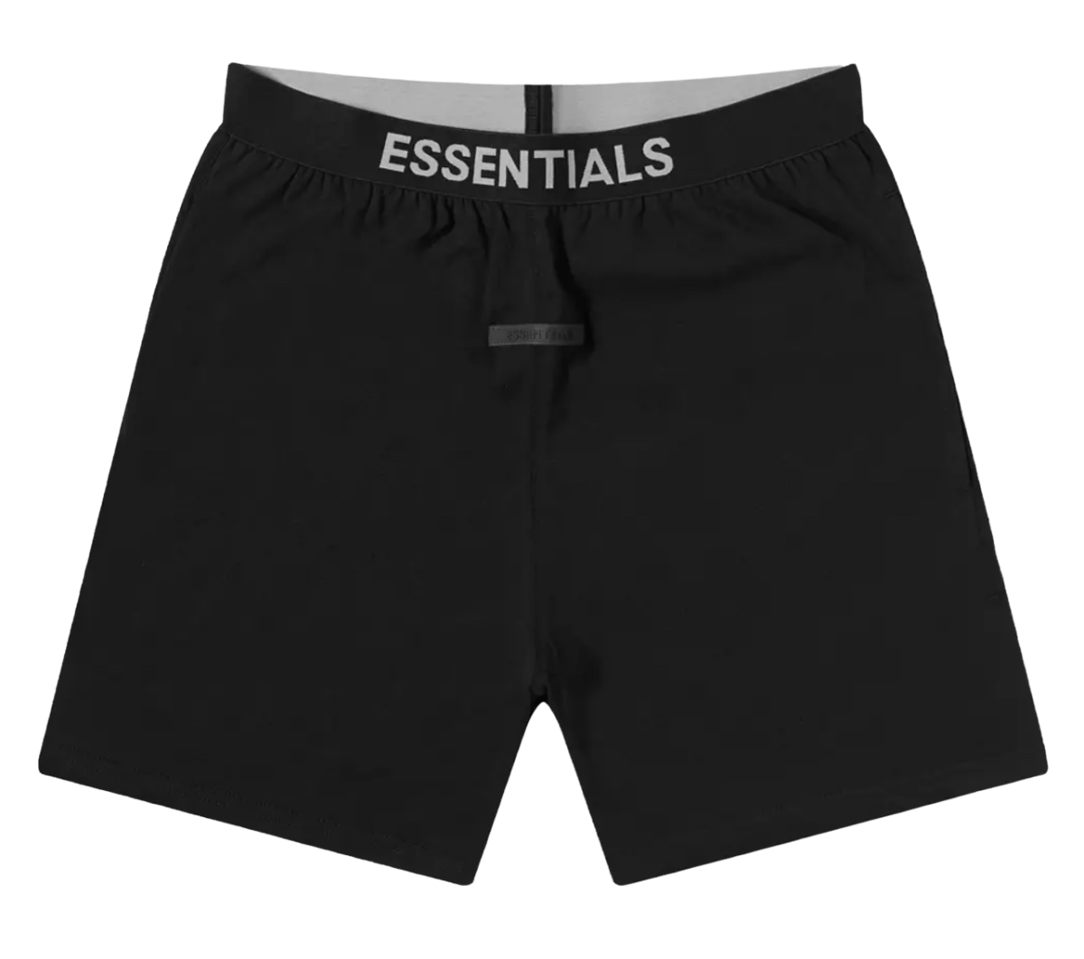 Essentials Fear of God Lounge Shorts Black - Jawns on Fire Sneakers