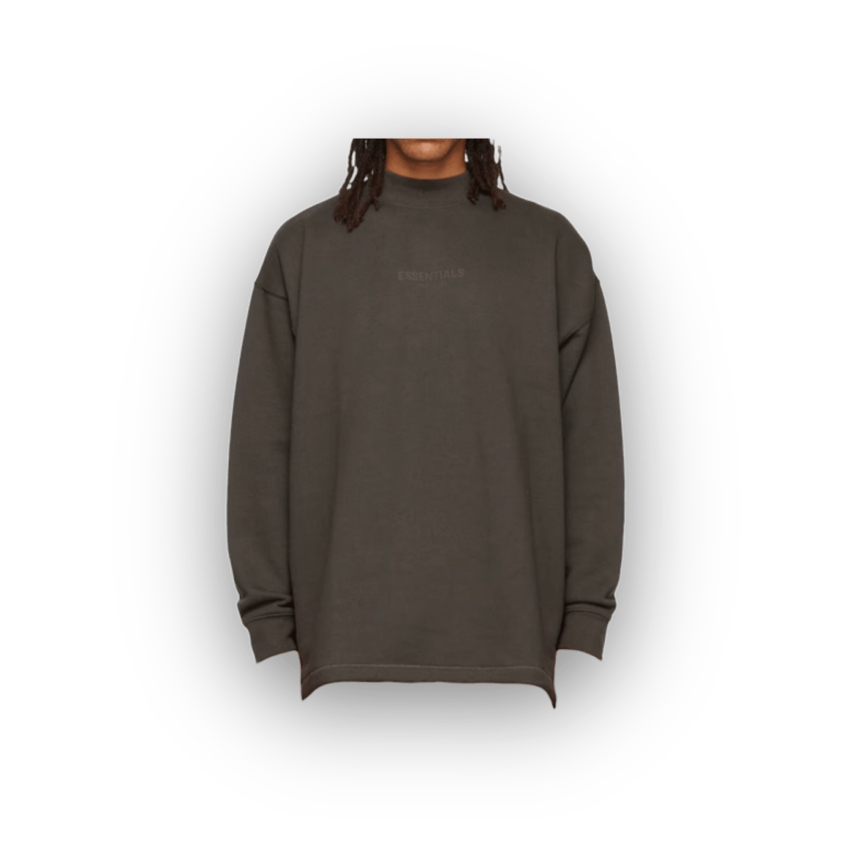 Essentials Fear of God Mock Neck Dark Grey Sweatshirt - Sweatshirt - Jawns on Fire Sneakers & Streetwear