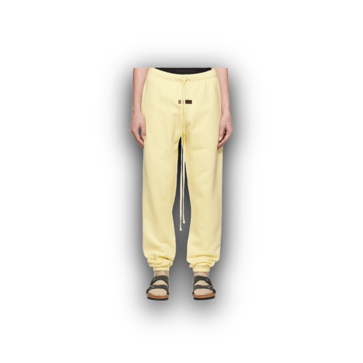 Essentials Fear of God Straight or Tapered Sweat Pants - Yellow - Bottoms - Essentials - Jawns on Fire