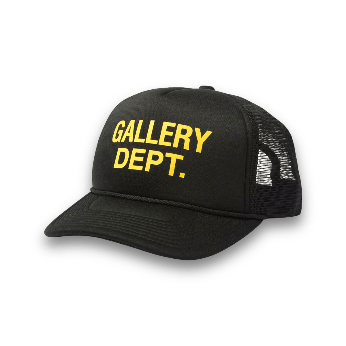 Gallery Dept. Logo Trucker Hat - Black - Headwear - Jawns on Fire Sneakers & Streetwear