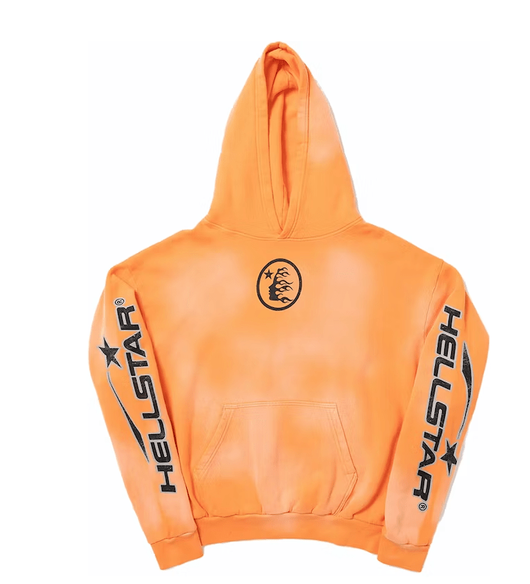 Hell Star Fire Orange Hoodie - Bottoms - Hell Star - Jawns on Fire - sneakers