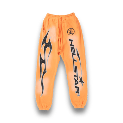 Hell Star Fire Orange Sweatpants - sneaker - Bottoms - Hell Star - Jawns on Fire
