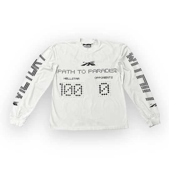 HS Scoreboard Long Sleeve Shirt - White - Long Sleeve - Jawns on Fire Sneakers & Shoes