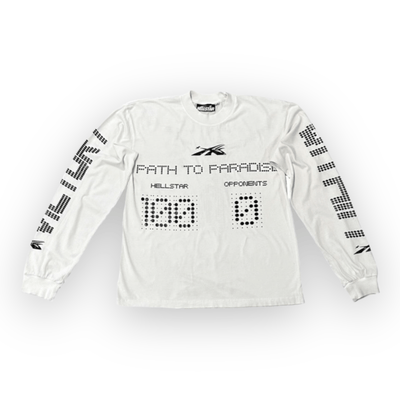 HellStar Scoreboard Long Sleeve Shirt - White - T-Shirt - Jawns on Fire Sneakers & Streetwear