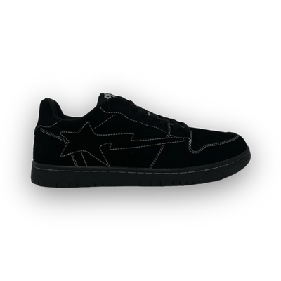 Ape Triple Black Indigo Studios - Low Sneaker - Jawns on Fire Sneakers & Streetwear
