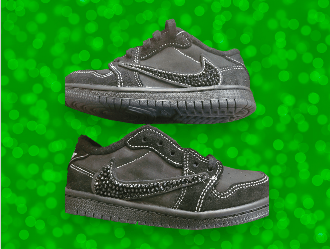 Blingy Jawns - Custom Sneaker - Jawns on Fire Sneakers & Shoes