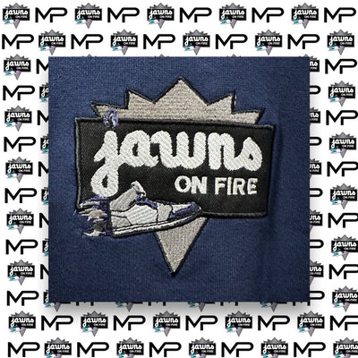 Jawns on Fire French Terry Crew by Major Prep Apparel - Navy - Sweatshirt - Jawns on Fire Sneakers & Streetwear