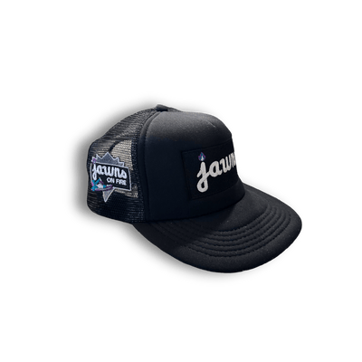 Jawns Trucker Hat - Black - Hats - Jawns on Fire Sneakers & Streetwear