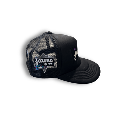 Jawns Trucker Hat - Black - Hats - Jawns on Fire Sneakers & Streetwear