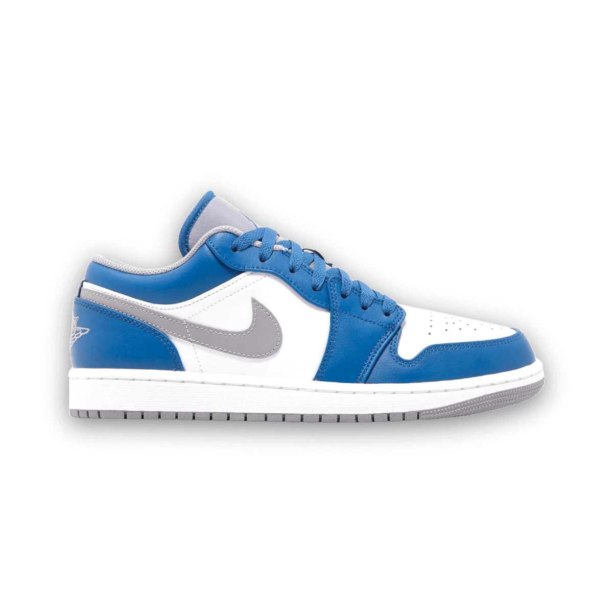 Air Jordan 1 Low 'True Blue Cement' - Low Sneaker - Jordan - Jawns on Fire