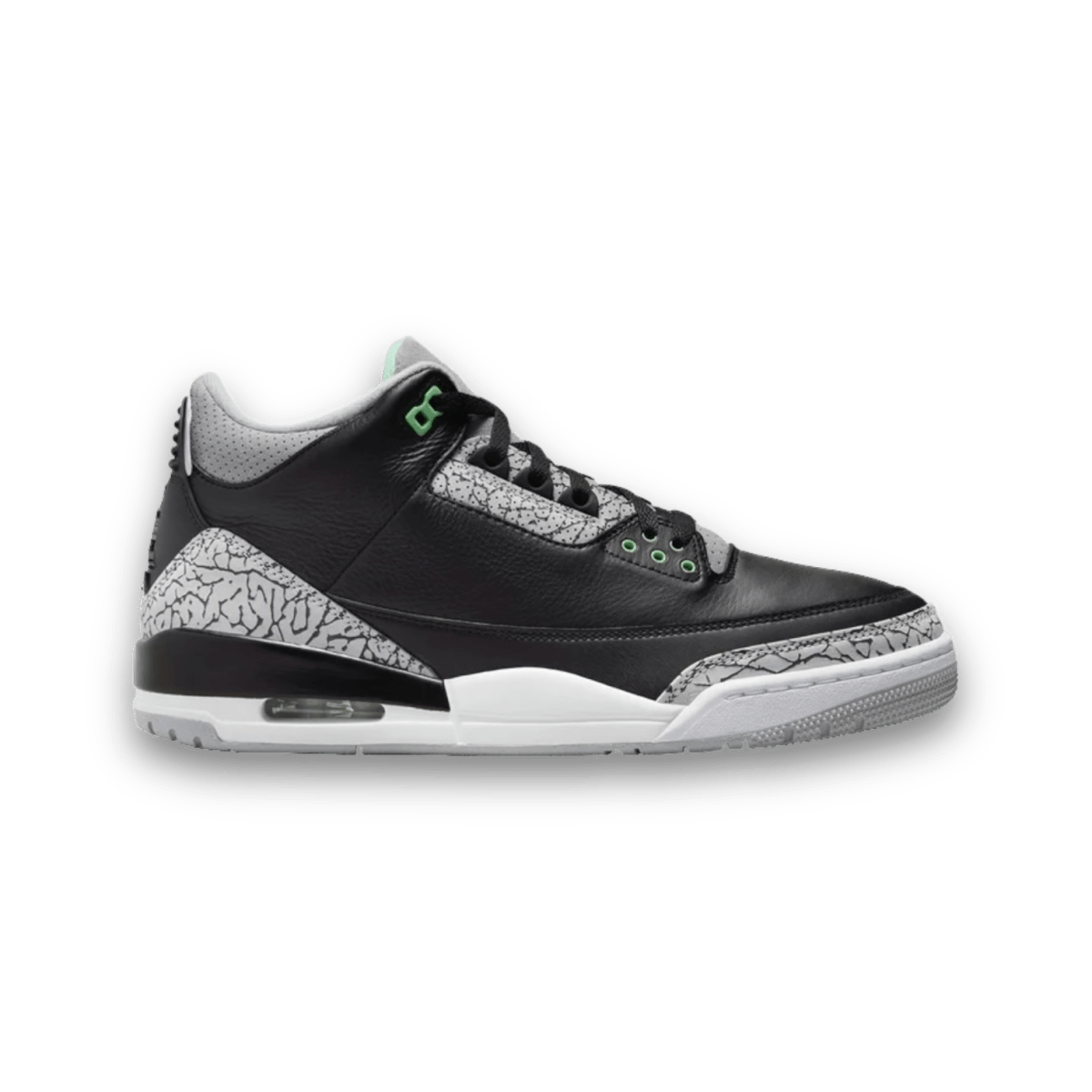 Air Jordan 3 Retro 'Green Glow' - Grade School - Mid Sneaker - Jawns on Fire Sneakers & Streetwear