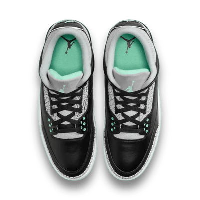 Air Jordan 3 Retro 'Green Glow' - Mid Sneaker - Jawns on Fire Sneakers & Streetwear