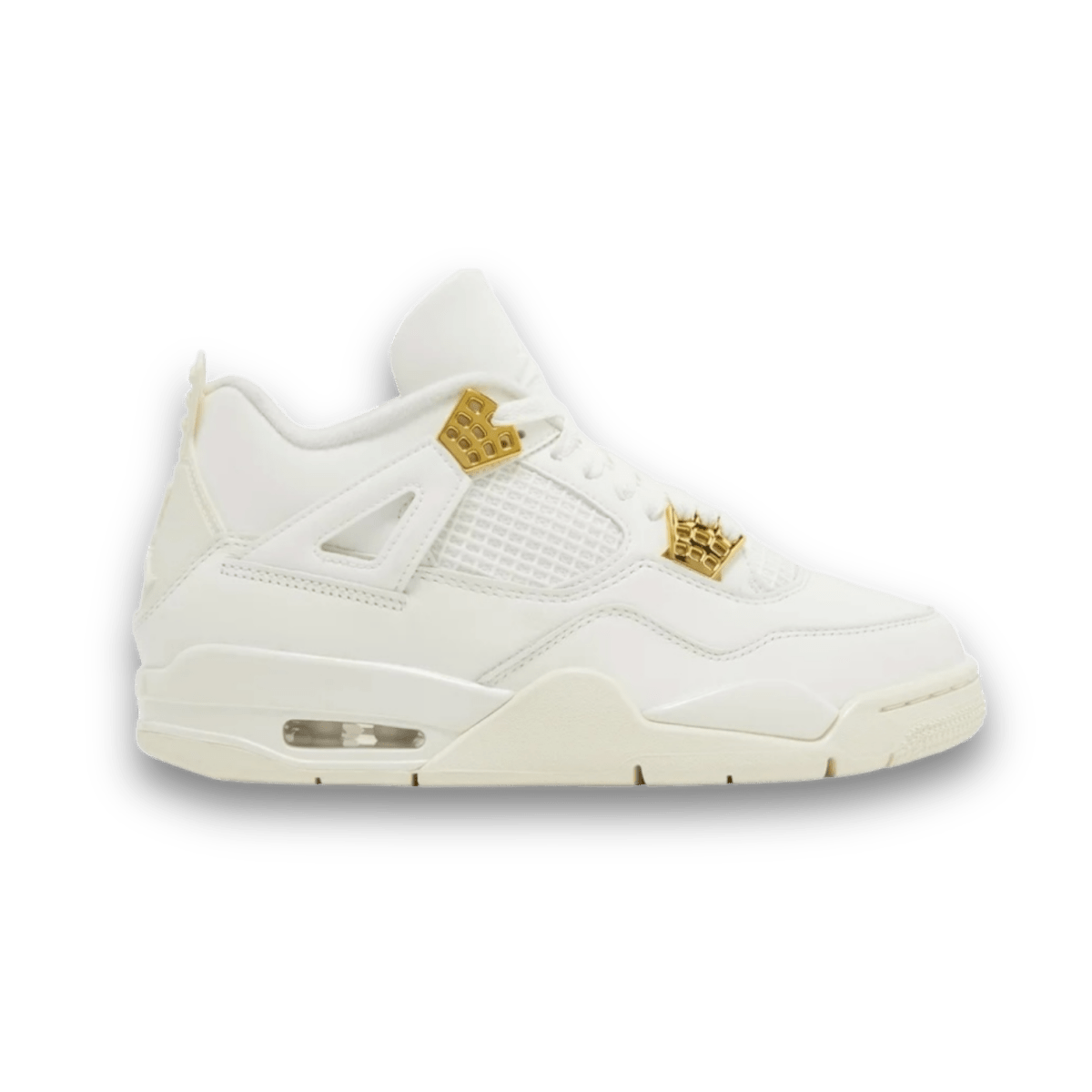 Air Jordan 4 Retro 'Metallic Gold' - Women - Mid Sneaker - Jawns on Fire Sneakers & Streetwear
