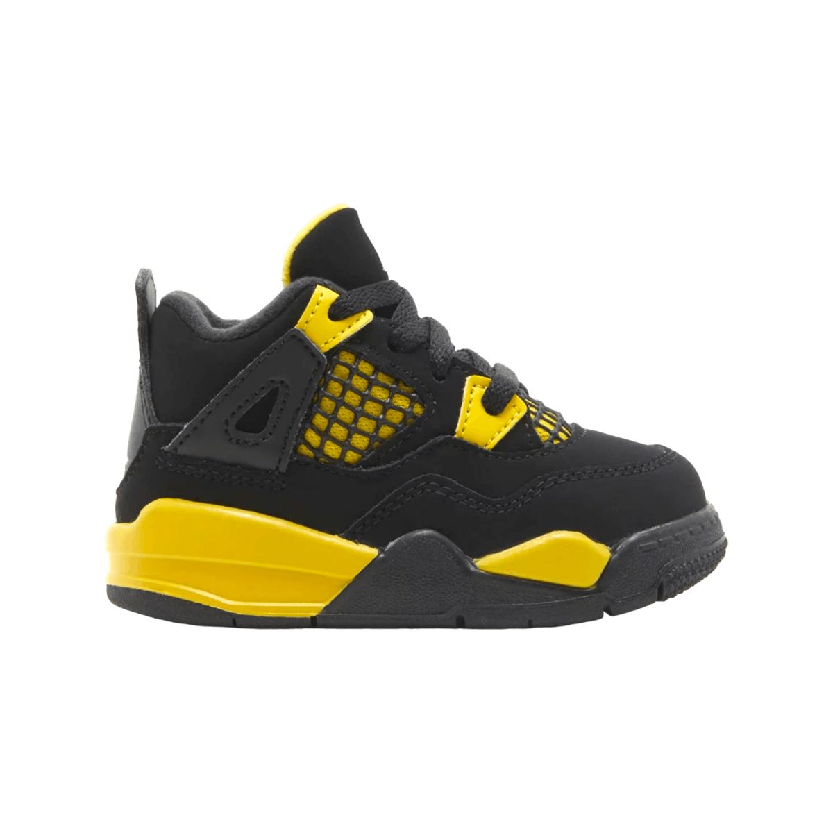 Air Jordan 4 Retro Yellow & Black 'Thunder' 2023 - Toddler - Mid Sneaker - Jawns on Fire Sneakers & Streetwear