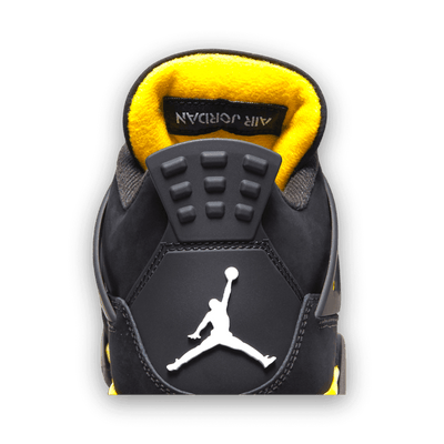 Air Jordan 4 Retro Yellow & Black 'Thunder' 2023 - Mid Sneaker - Jawns on Fire Sneakers & Streetwear