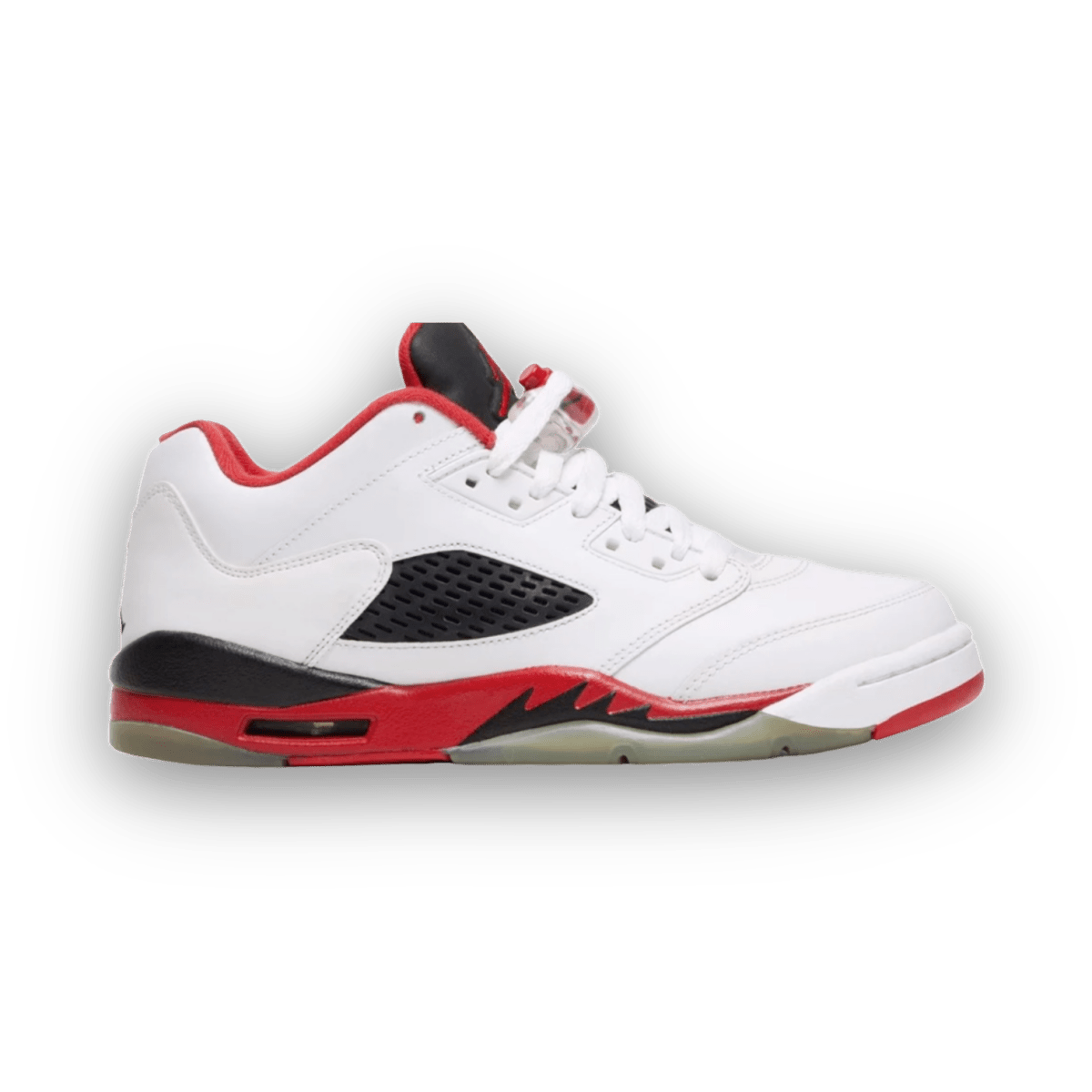 Air Jordan 5 Retro Low 'Fire Red' - Grade School - Mid Sneaker - Jawns on Fire Sneakers & Streetwear