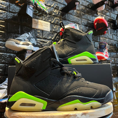 Air Jordan 6 Retro 'Electric Green' - Gently Enjoyed (Used) Men 11 - High Sneaker - Jordan - Jawns on Fire - sneakers