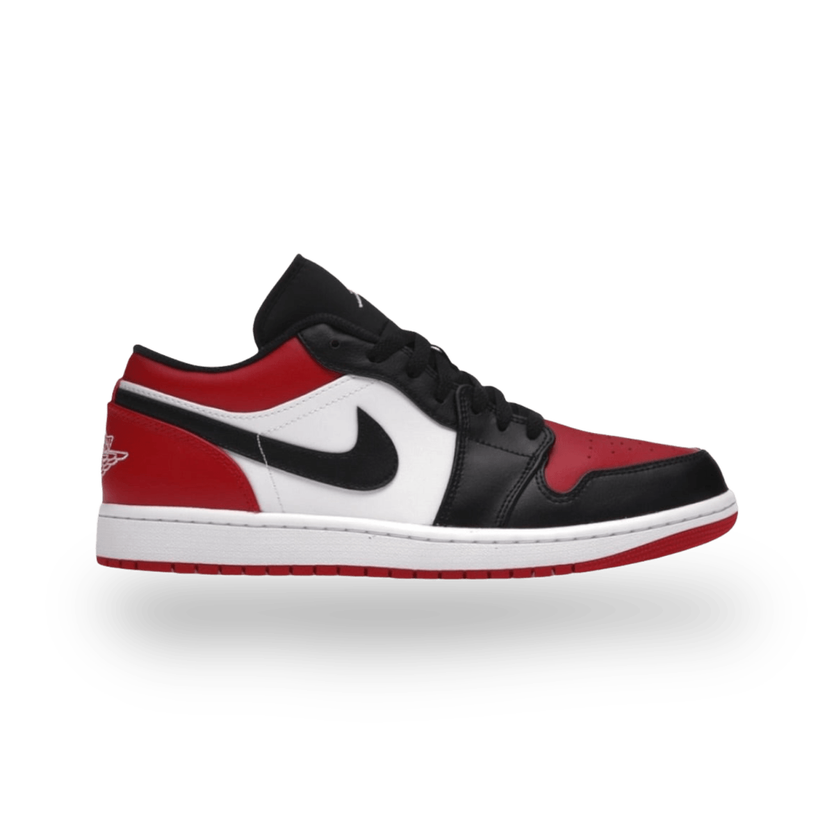 Jordan 1 Low Bred Toe - Low Sneaker - Jawns on Fire Sneakers & Streetwear